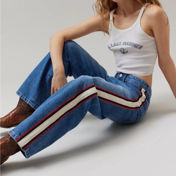 Urban Outfitters Denim - Urban Outfitters BDG Bella Baggy Jean - Side Stripe (28)
